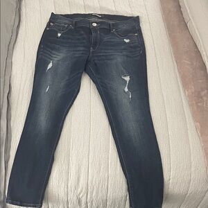 Express Stylish Dark Blue Women's Jeans